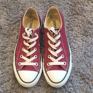Burgundy Converse